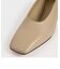 スクエアトゥ キトゥンヒールパンプス / Square Toe Kitten Heel Pumps