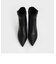 バックルキトゥンヒール ブーツ / Buckle Kitten Heel Boots