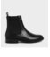 テクスチャードラウンドトゥ チェルシーブーツ / Textured Round Toe Chelsea Boots