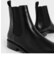 テクスチャードラウンドトゥ チェルシーブーツ / Textured Round Toe Chelsea Boots