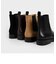 テクスチャードラウンドトゥ チェルシーブーツ / Textured Round Toe Chelsea Boots