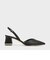 トラペーズヒール スリングバックパンプス / Trapeze Heel Slingback Pumps