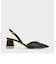 トラペーズヒール スリングバックパンプス / Trapeze Heel Slingback Pumps