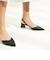 トラペーズヒール スリングバックパンプス / Trapeze Heel Slingback Pumps