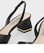 トラペーズヒール スリングバックパンプス / Trapeze Heel Slingback Pumps