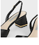 トラペーズヒール スリングバックパンプス / Trapeze Heel Slingback Pumps
