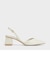 トラペーズヒール スリングバックパンプス / Trapeze Heel Slingback Pumps