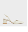 トラペーズヒール スリングバックパンプス / Trapeze Heel Slingback Pumps