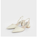 トラペーズヒール スリングバックパンプス / Trapeze Heel Slingback Pumps