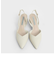 トラペーズヒール スリングバックパンプス / Trapeze Heel Slingback Pumps