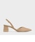 トラペーズヒール スリングバックパンプス / Trapeze Heel Slingback Pumps