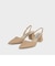 トラペーズヒール スリングバックパンプス / Trapeze Heel Slingback Pumps