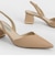 トラペーズヒール スリングバックパンプス / Trapeze Heel Slingback Pumps