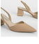 トラペーズヒール スリングバックパンプス / Trapeze Heel Slingback Pumps