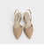 トラペーズヒール スリングバックパンプス / Trapeze Heel Slingback Pumps
