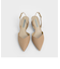 トラペーズヒール スリングバックパンプス / Trapeze Heel Slingback Pumps