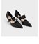 オーバーサイズドバックル ポインテッドトゥパンプス / Oversized Buckle Pointed Toe Pumps