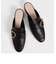 リングエンベリッシュド ローファーミュール / Ring Embellished Loafer Mules 