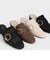 リングエンベリッシュド ローファーミュール / Ring Embellished Loafer Mules 