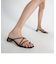 ストラッピートゥリング サンダル / Strappy Toe Ring Sandals