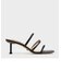ストラッピー ヒールドミュール / Strappy Heeled Mules