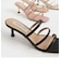 ストラッピー ヒールドミュール / Strappy Heeled Mules