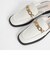 チェーンエンベリッシュド ローファーミュール / Chain-Embellished Loafer Mules