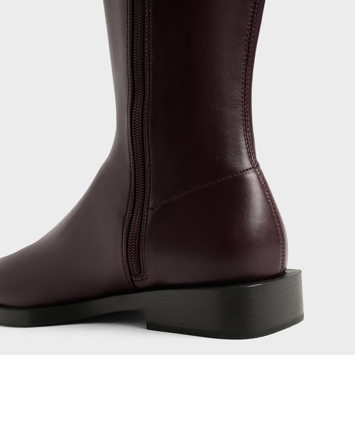 ニーハイ フラットブーツ / Knee High Flat Boots｜チャールズ