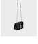 メタリックアクセント ターンロッククロスボディバッグ / Metallic Accent Turn-Lock Crossbody Bag