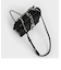 メタリックアクセント ターンロッククロスボディバッグ / Metallic Accent Turn-Lock Crossbody Bag