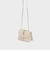 メタリックアクセント ターンロッククロスボディバッグ / Metallic Accent Turn-Lock Crossbody Bag