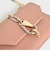 メタリックアクセント ターンロッククロスボディバッグ / Metallic Accent Turn-Lock Crossbody Bag