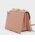 メタリックアクセント ターンロッククロスボディバッグ / Metallic Accent Turn-Lock Crossbody Bag