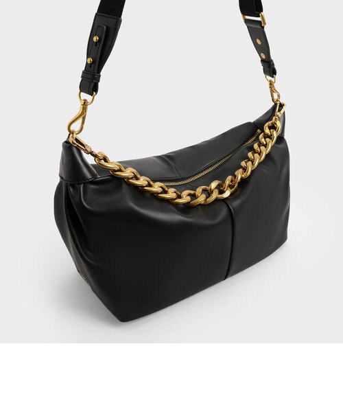 チャンキーチェーン リンクホーボーバッグ チャンキーチェーン リンクホーボーバッグ / Chunky Chain Link Hobo