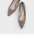 メタリックブロックヒール パンプス / Metallic Block Heel Pumps 