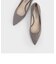 メタリックブロックヒール パンプス / Metallic Block Heel Pumps 