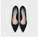 メタリックブロックヒール パンプス / Metallic Block Heel Pumps 