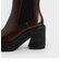 オデットパテントレザー チェルシープラットフォームブーツ / Odette Patent Leather Chelsea Platform Boots