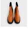 オデットパテントレザー チェルシープラットフォームブーツ / Odette Patent Leather Chelsea Platform Boots