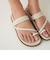 トウループ ストラッピーフラットサンダル / Toe Loop Strappy Flat Sandals 