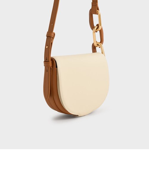コラ サドルクロスボディーバッグ / Kora Saddle Crossbody Bag 
