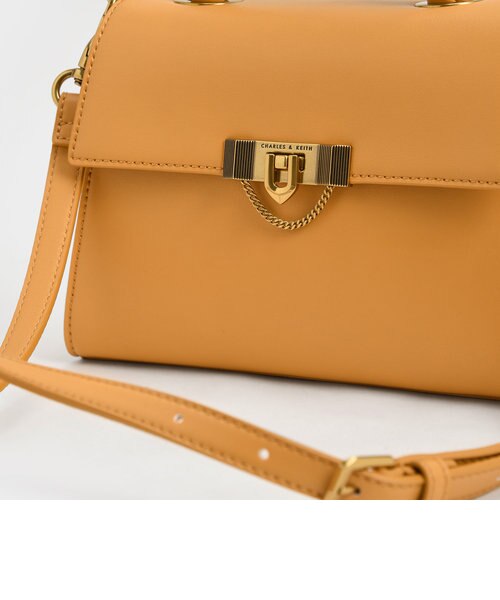 タルーラ ブレーデッドハンドルトラペーズバッグ / Tallulah