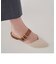 カットアウトストラップ フラットミュールパンプス / Cut-Out Strap Flat Mule Pumps 