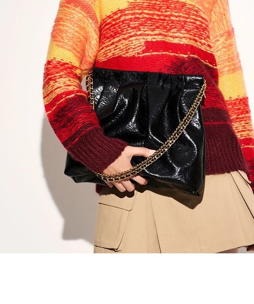 【美品】Duo ドゥオブレードチェーンハンドルホーボーバッグ Duo ドゥオ ブレードチェーンハンドルホーボーバッグ ｜チャールズ