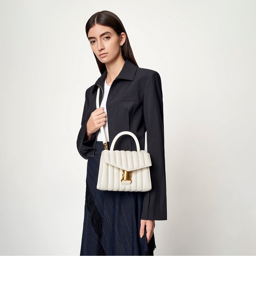 CHARLES & KEITH アイビー メタリックバックルミニバッグ CHARLES ＆ KEITH バッグ ハンドバッグ Ivy アイビー メタリック