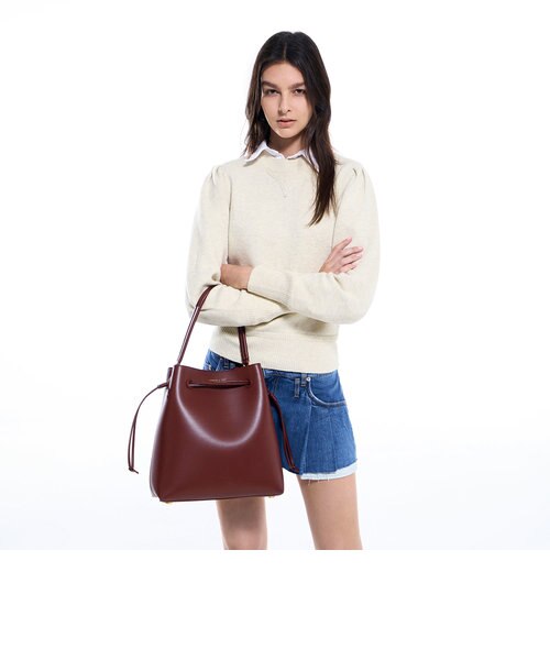 チャールズアンドキース　ドローストリング ホーボーバッグ ドローストリング ホーボーバッグ - ジェットブラック | CHARLES