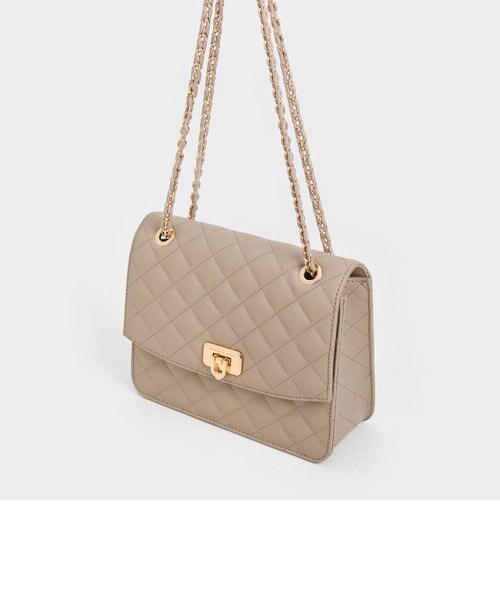 Cressida クレシダ キルトチェーンストラップバッグ