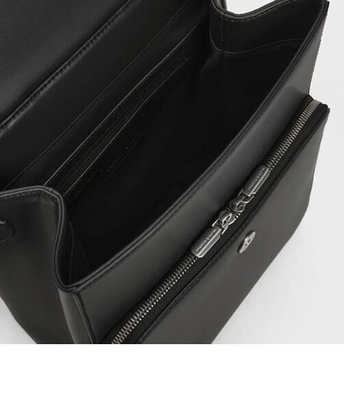 チャールズアンドキース　フロントフラップ ストラクチャーバックパック フロントフラップ ストラクチャーバックパック（バックパック