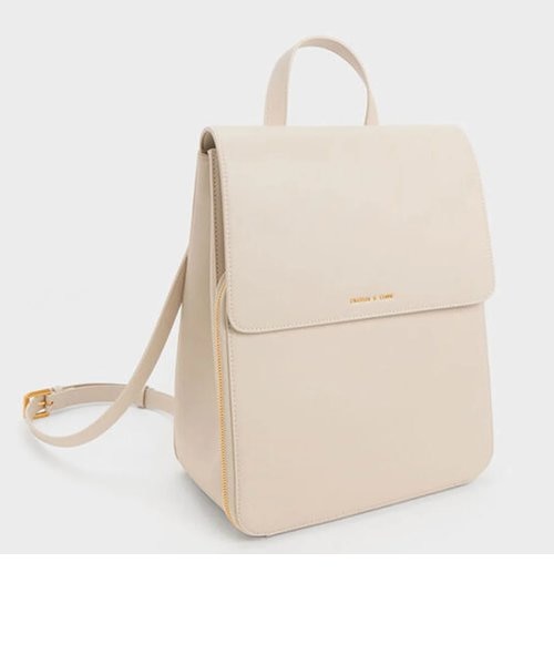 CHARLES & KEITH バックパック フロントフラップ ストラクチャーバックパック ｜チャールズ＆キースの