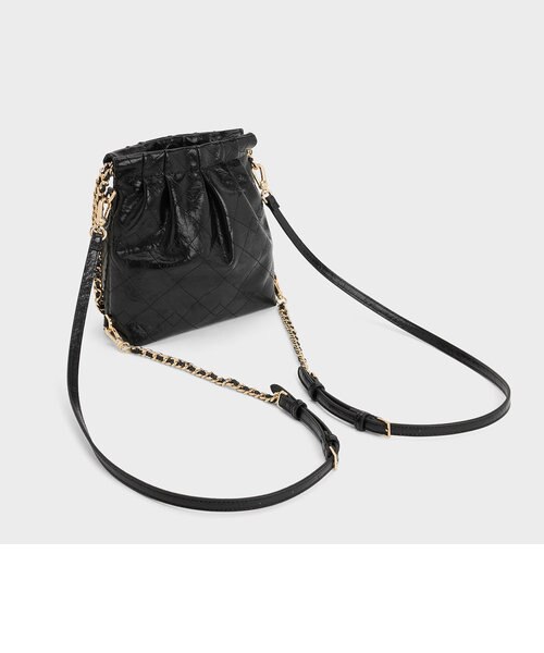 チャールズアンドキース　ドゥオチェーンハンドルツーウェイバックパック CHARLES & KEITH｜Duo ドゥオ チェーンハンドルツーウェイバック
